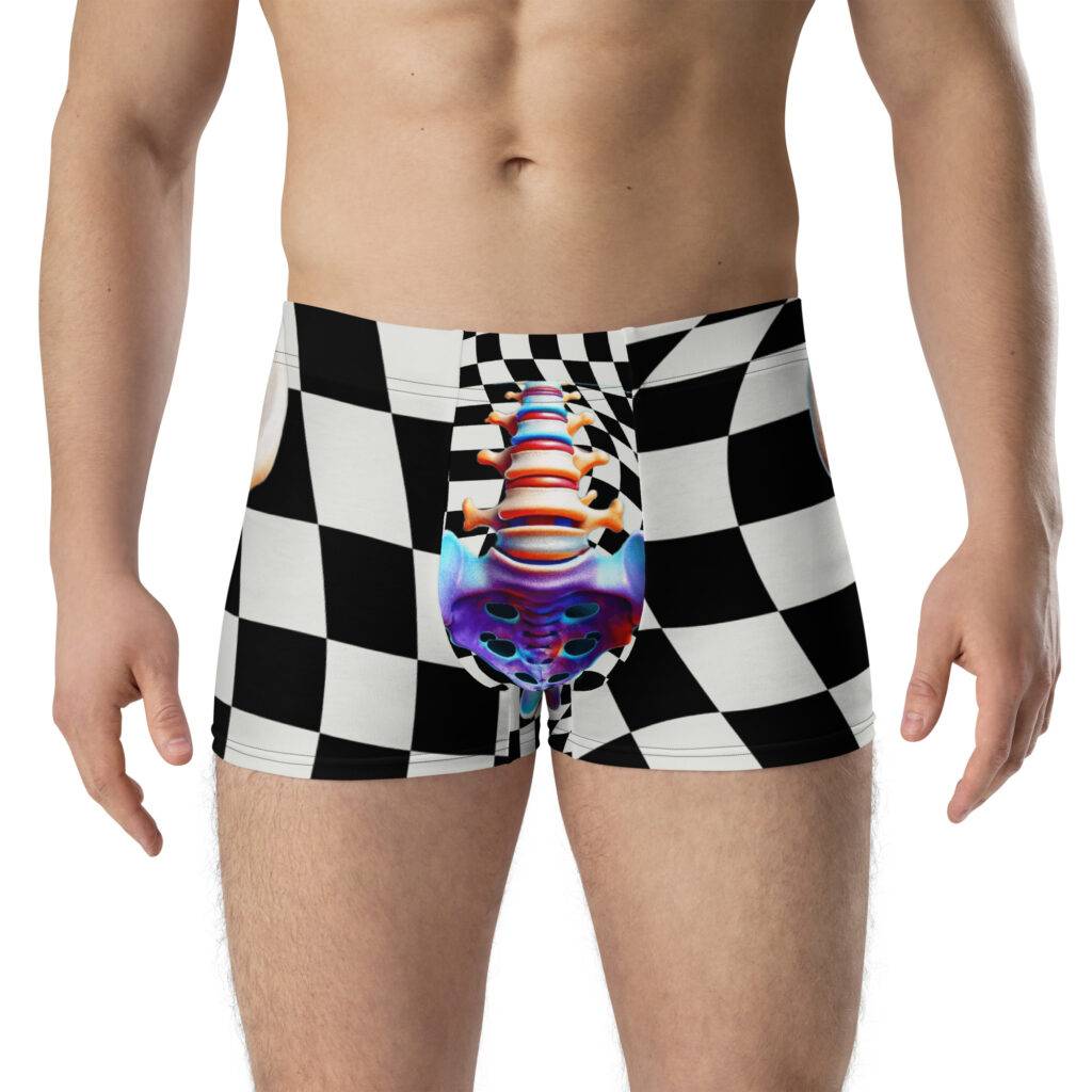 skeleton balls underwear