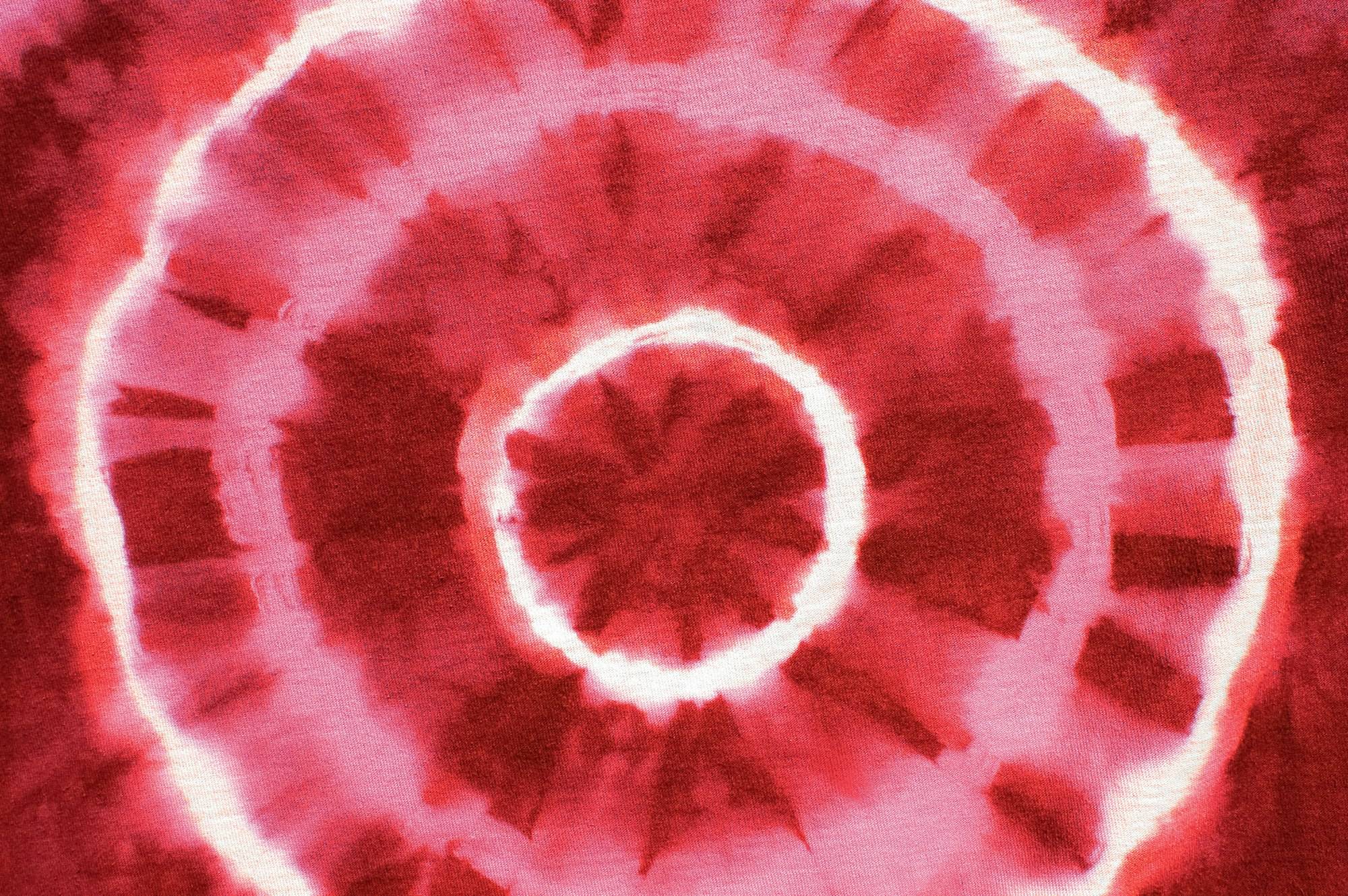 red tie dye