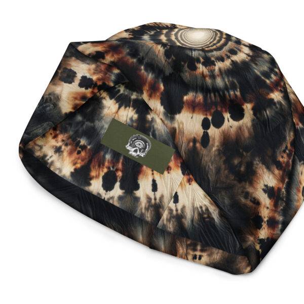 camo tie dye beanie