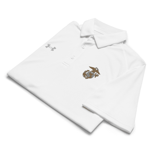 USMC Under Armour polo with EGA