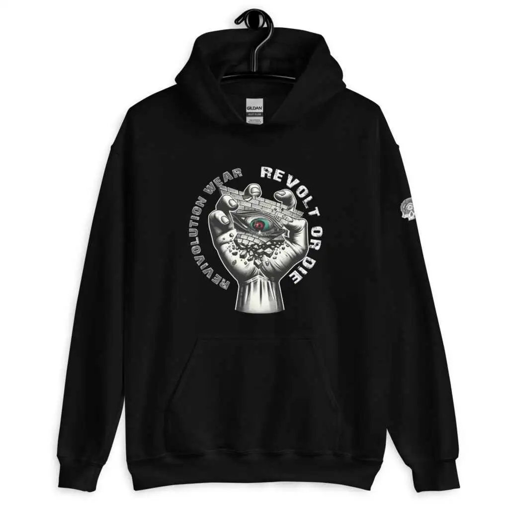 revolt or die hoodie