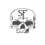 semper fi design skull