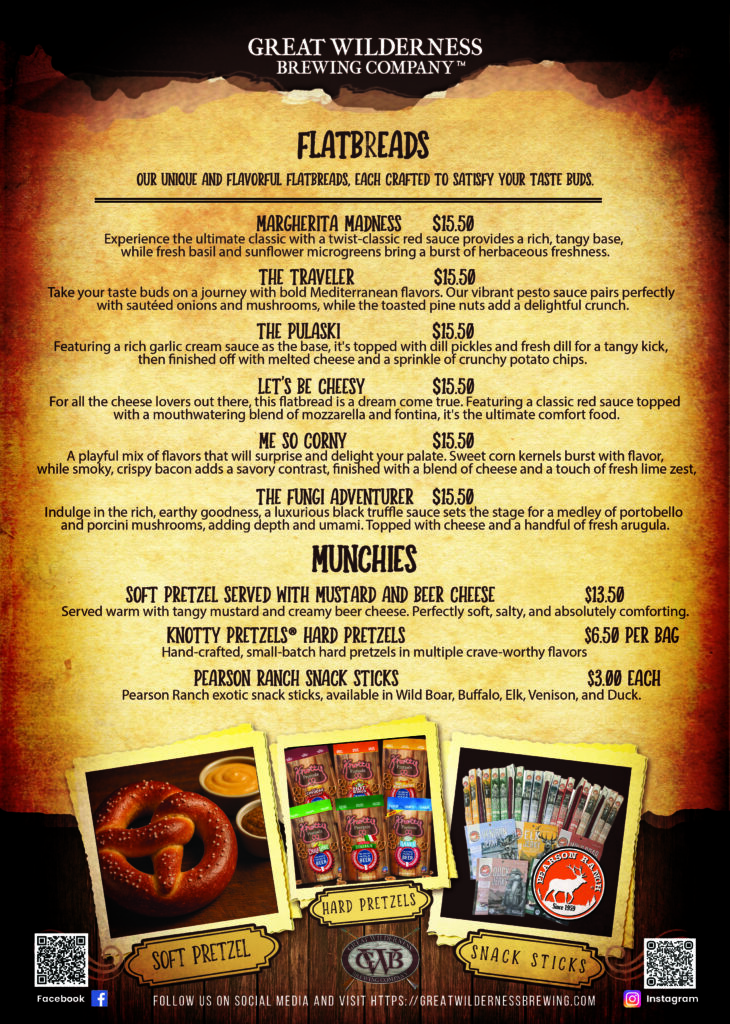 restaurant menu graphic design