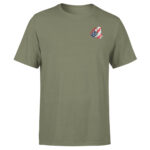 Perks For Patriots Military Green Cotton Tshirt - Cotton Tee - Unisex