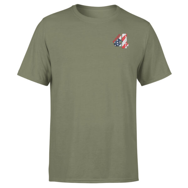 Perks For Patriots Military Green Cotton Tshirt - Cotton Tee - Unisex