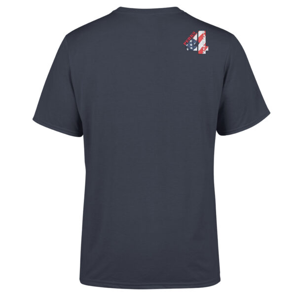 Perks For Patriots Navy Blue Cotton TShirt - Cotton Tee - Unisex - Image 2