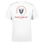 Paniolo Trails White TShirt with text logo - Cotton Tee - Unisex - Image 2