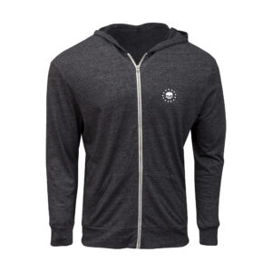 Revolt Or Die Unisex Triblend Zip Hoodie – MADE IN USA Sustainable Streetwear