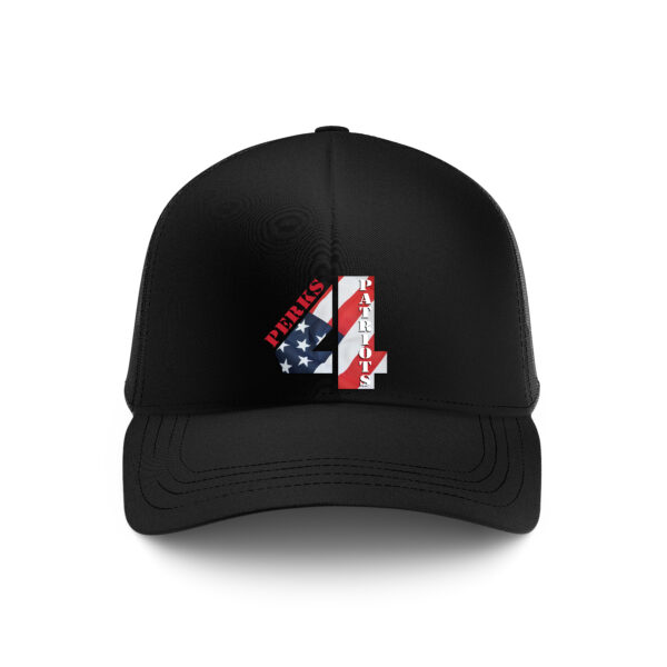 PERKS FOR PATRIOTS Hat 2 - Classic Retro Trucker Hat - Image 1