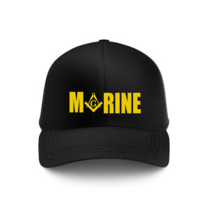 Marine Freemason Hat 2 - Classic Retro Trucker Hat