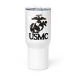 USMC EGA Travel mug with a handle