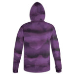 Dark Purple Camo Hoodie (Made in USA) | Handmade Cut & Sew Sublimation - Image 2