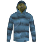 Blue Recon Camo Hoodie – American-Made Tactical Performance Hoodie
