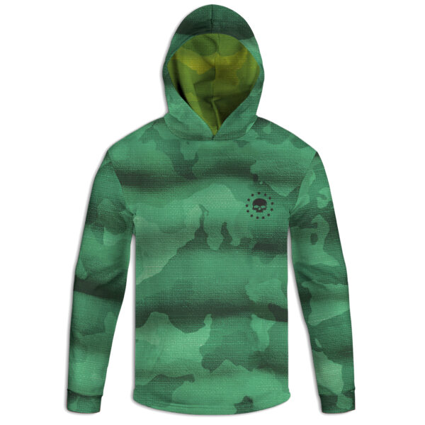 Urban Jungle Green Camo Hoodie – American-Made Tactical Performance Hoodie