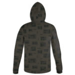 Dark Block Camo Unisex Pullover Hoodie – Made in USA | Cut & Sew Sublimation - Image 2