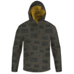 Dark Block Camo Unisex Pullover Hoodie – Made in USA | Cut & Sew Sublimation
