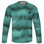 Light Blue Camo - Unisex Long Sleeve Tee - Image 2