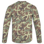 Green Camo Number 13 - Unisex Long Sleeve Tee - Image 2