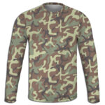 Green Camo Number 13 - Unisex Long Sleeve Tee
