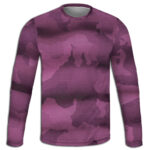 Purple Shadow Camo Long Sleeve Shirt – American-Made Tactical Performance Top - Image 2