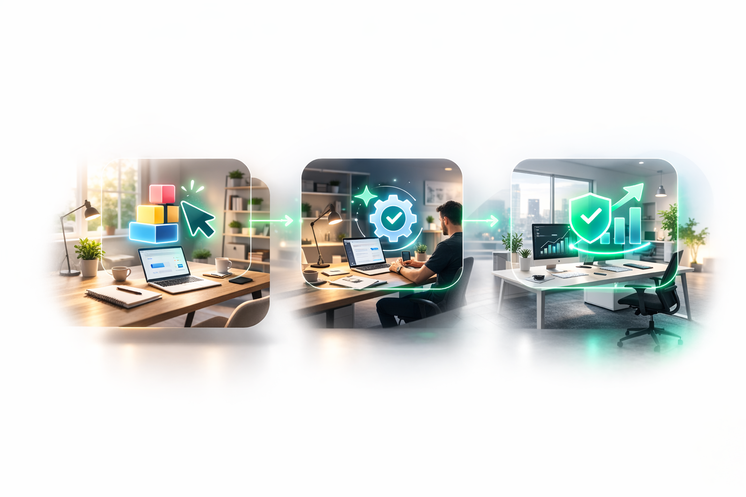 Managed website service preview on devices