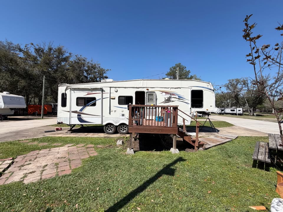 Refurbished RV for homeless veterans
