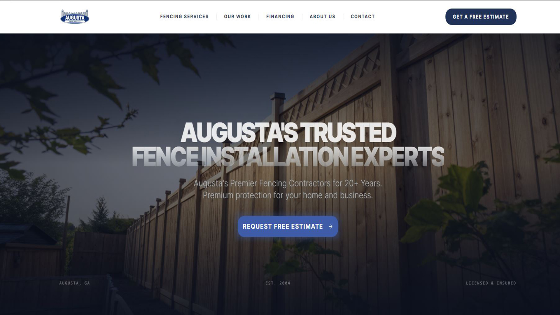 After website redesign example