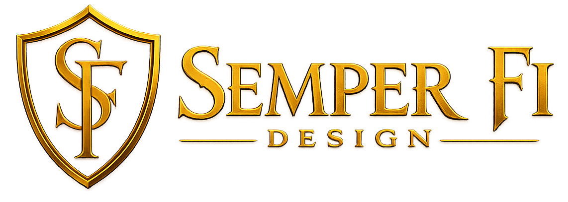 semper fi design logo