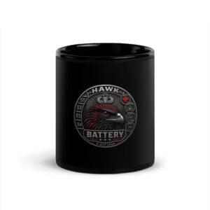 Hawk PFAR Black Glossy Mug