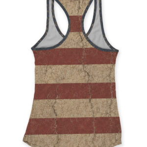 Colonial American Flag Tank Top - Womens Racerback Tank