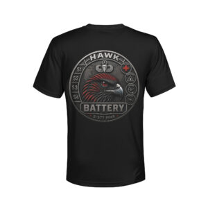 Hawk Battery Universal Black crest logo - Unisex Tee